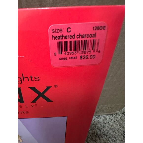 Spanx Tight-End Body Shaping Tights Heather Charcoal Size C New - Picture 2 of 4